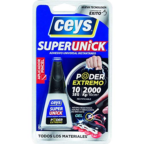 Adesivos Ultra Unick Poder Extremo CeyS 5 Gr Con Pincel ceys - Cola e adesivos de hardware - adesivo, ultra unick, poder extremo, cian