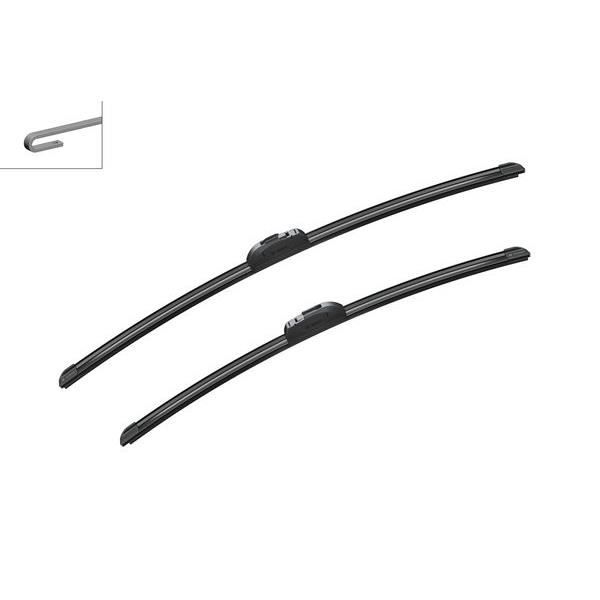 Conjunto de 2 Escovas Limpa-Para-Brisas BOSCH AR991S Bosch - Peças e acessórios para janelas de veículos automotores - preto, verde, abs, 25 cm
