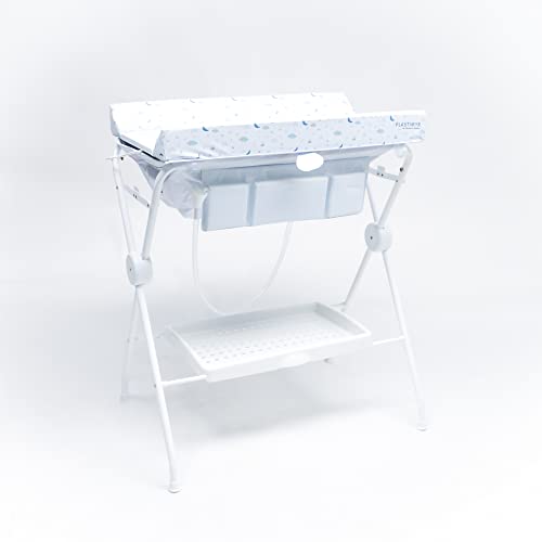 Banheira Plastimyer Flow Lovely 90X62X102Cm Plastimyr - Móveis para bebês e crianças pequenas - 90x62x102cm, polipropileno, antideslizante, fácil de montar