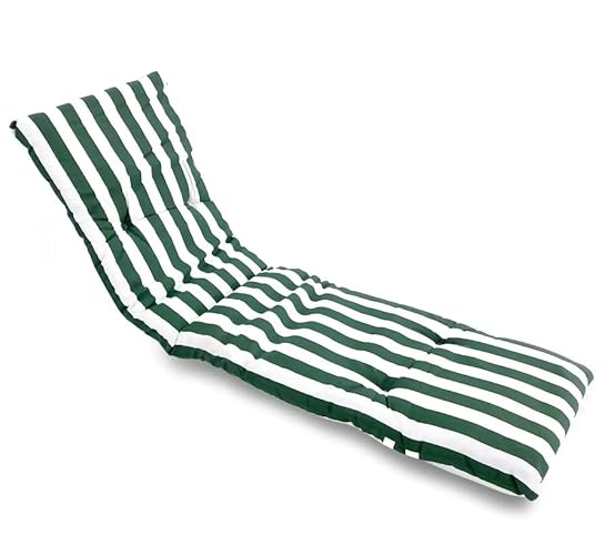 Almofada para Espreguiçadeira DABUTY ONLINE Rayas Verde Dabuty Online - Móveis de exterior - almofada, espreguiçadeira, poliéster, lavável, interior