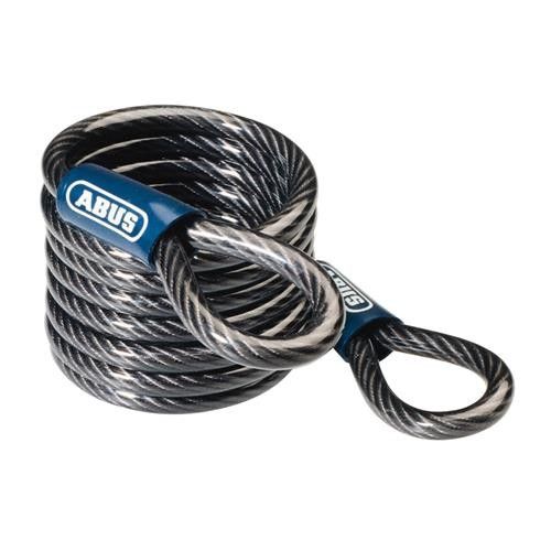 Cadeado Cabo Anti-Roubo ABUS 1850 (Preto - 18x7,5 cm) ABUS - Fechaduras e chaves - aço, gancho, 18x7,5 cm