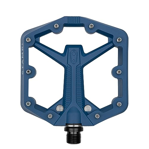 Pedal CRANKBROTHERS Stamp Flat (Unisexo) Crankbrothers - Peças para bicicletas - unisexo, alumínio, azul