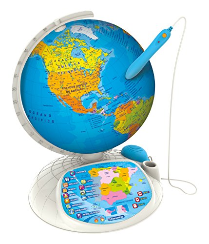 Jogo Didático CLEMENTONI Globo Terráqueo (Idade Mínima: 3) CLEMENTONI - Livros - didático, 3 anos, informações geográficas, voz em português