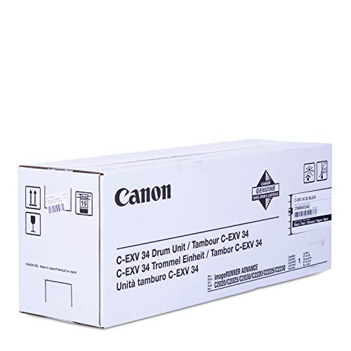 Tambor de imagem CANON C-Exv 34 (1038B001) Canon - Cartuchos de toner e jato de tinta - tambor, canon, c-exv 34, inkjet, 2560 x 1440 dpi