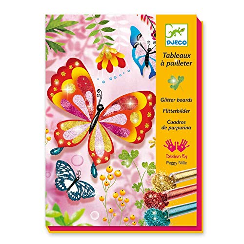 Kit de Artesanato DJECO 3D Butterflies (Idade Mínima: 5) Djeco - Brinquedos - arte, 3D, borboleta, crianças