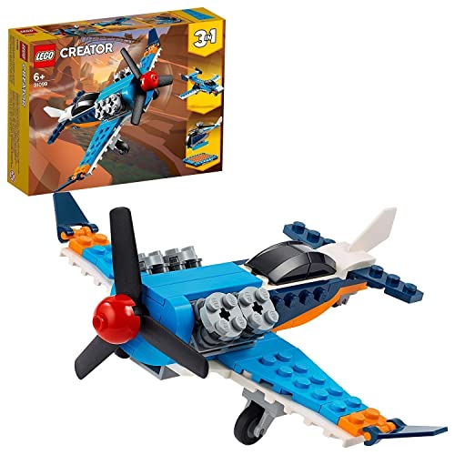 LEGO Creator - Avião a Hélice - 31099 (Idade Mínima: 7) LEGO - Blocos de encaixe - avion, hélice, 7 anos, 3 em 1