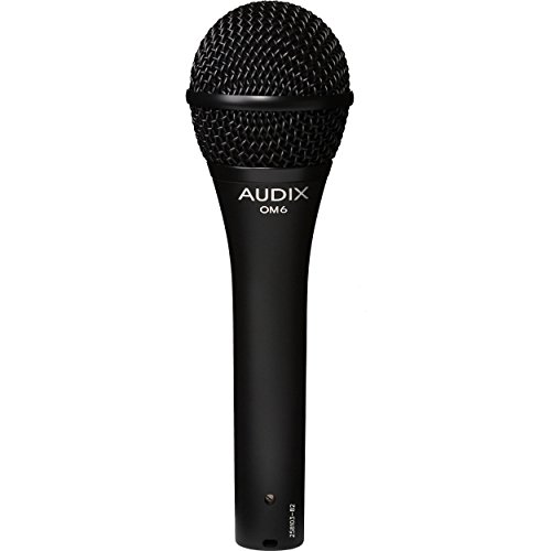 Microfone para Instrumento AUDIX OM6 (Preto) Audix - Microfones - instrumento, preto