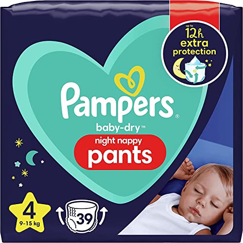Fraldas PAMPERS Baby Dry (Tamanho: 4) (39 unidades) Procter & Gamble - Roupa interior - tamanho 4, 39 unidades, baby dry