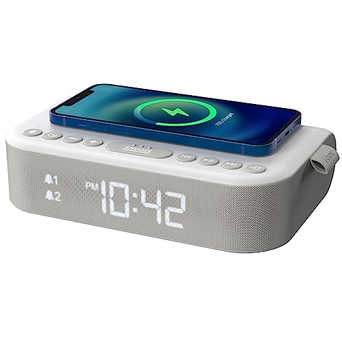 Relógio Despertador IBOX 3 em 1 com Carregamento Wireless i-box - Áudio - duplo despertador, rádio FM, carregamento wireless, porta USB