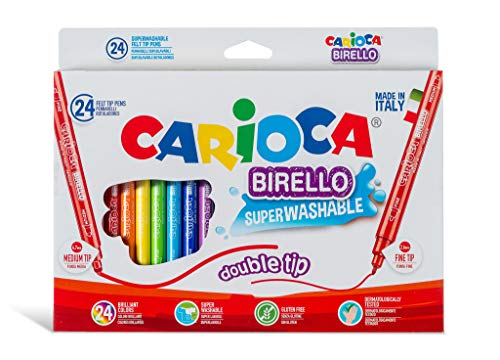 Conjunto de Canetas de Feltro CARIOCA 41521 Carioca - Canetas - feltro, tinta água, design ergonômico, escolar