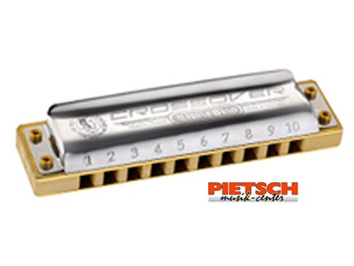 Harmónica Hohner Crossover 2009/20 FX | Preto, Prateado Hohner - Instrumentos de sopro de madeira - harmonica, hohner crossover 2009/20 fx, preto, prateado