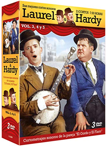 DVD Laurel Y Hardy - Sus Mejores Cortos (Edição em Espanhol) Llamentol S.L. - Dvds e vídeos - dvd, laurel y hardy, cortos, espanhol
