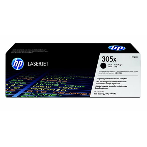 Toner HP 305X Original Preto 1 peça(s) - CE410X HP - Cartuchos de toner e jato de tinta - preto, laserjet pro 300, 4000 páginas
