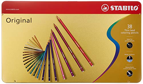 Lápis de Cor STAEDTLER Stabilo Original (Multicor) Stabilo - Lápis - fibra de longa duração, traço espaçoso, multicor