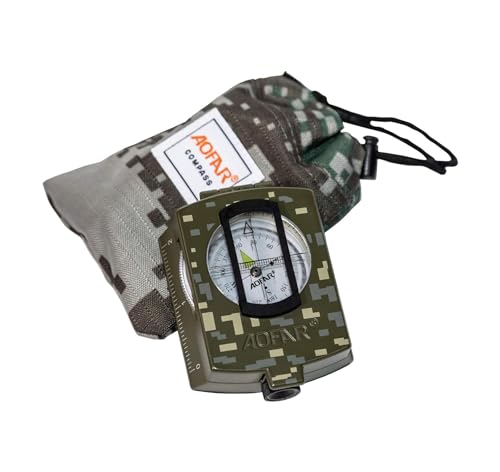 Compasso Militar Aofar Af-4580 (Recondicionado Como Novo) AOFAR - Mochilas - 32 cm, 100 m, 360 graus, brújula magnética