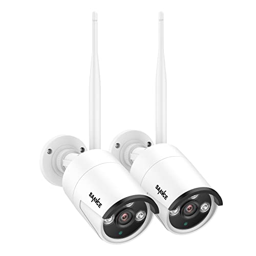 Câmara de segurança SANNCE WIFI 3MP | Branco (Domótica) SANNCE - Câmeras de vigilância - 3 mp, wifi, cmos, H.264