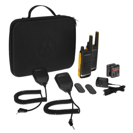 Walkie-Talkie Motorola T82 EXTREME RSM (16 canales - Alcance de hasta 10 km) Motorola - Rádios bidirecionais - 16 canais, 10 km, walkie-talkie