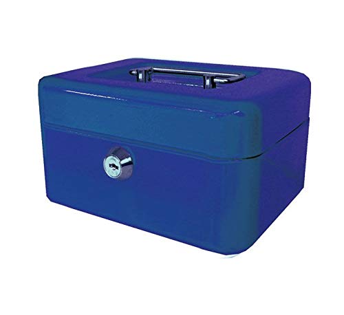 Caixa de Arrumação BTI Serie Ahorro (Azul) BTV - Caixas de dinheiro - moedas, aço resistente, secreto, chave