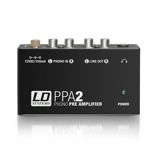 Amplificador de Áudio LD SYSTEMS PPA2 (Preto) LD SYSTEMS - Componentes de áudio - preto, jack 3.5mm, jack 6.35mm