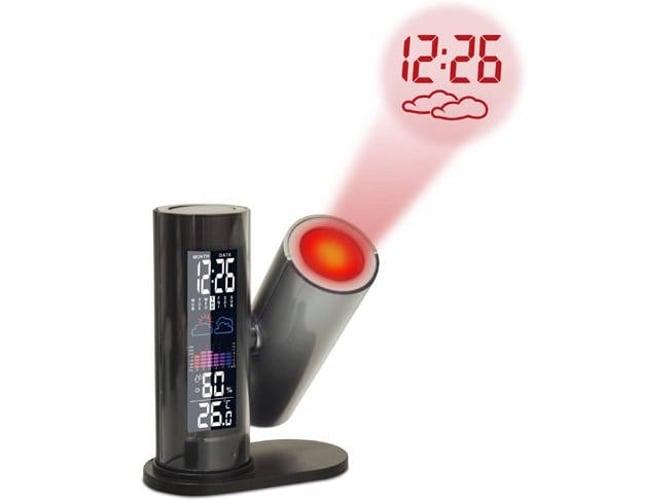 Relógio de Mesa TECHNOLINE WT 514 (Preto) Technoline - Relógios despertadores - digital, preto, plástico, led, lcd