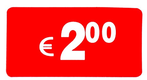 Etiquetas Autocolantes DIILIHIIRI 3.5x8.5cm DiiliHiiri - Enfeites e acabamentos - autocolantes, papel resistente, 1000 etiquetas, rectangular