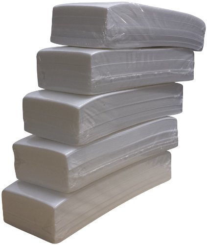 Conjunto de 500 Fitas de Papel para Depilação com Cera - 5 Pacotes de 100 Unidades Desconocido - Kits e suprimentos de depilação com cera - fita, papel, depilação, cera