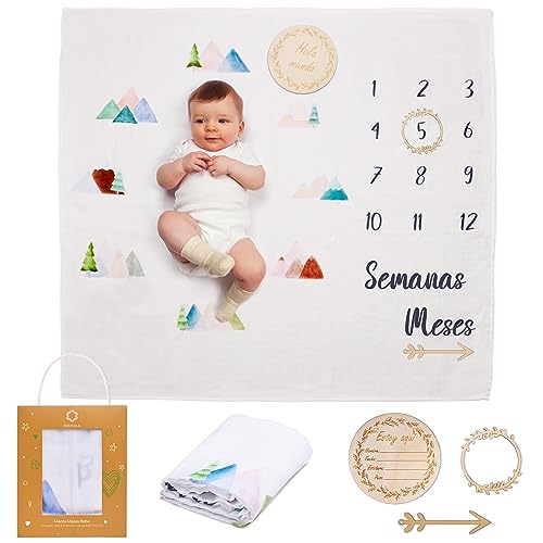 Manta para Bebés ODÓXIA 1 Mês (Algodão) Odoxia - Cobertores - algodão, bebé