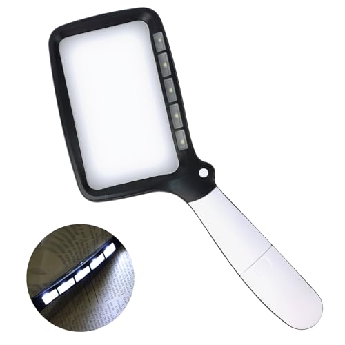 Lupa com Luz Nviyam 5 Led Iluminada com 3 Ampliaturas NVIYAM - Lupas - 5 LED, 3 ampliaturas, ABS sintéticos, aa