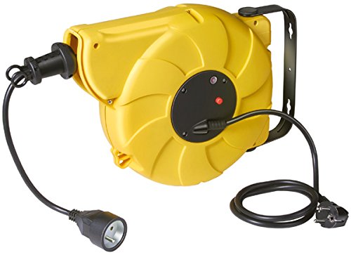 Enrolador Elétrico BRENNENSTUHL 1241101 Brennenstuhl - Fios e cabos elétricos - preto, verde, plástico, indicador luminoso
