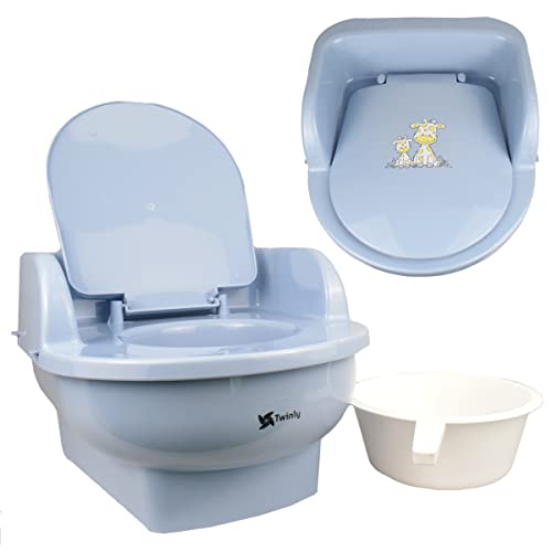 Trem de Banho TWINLY Azul (Recondicionado Como Novo) Twinly - Móveis para bebês e crianças pequenas - fácil de limpar, reconstruído, azul