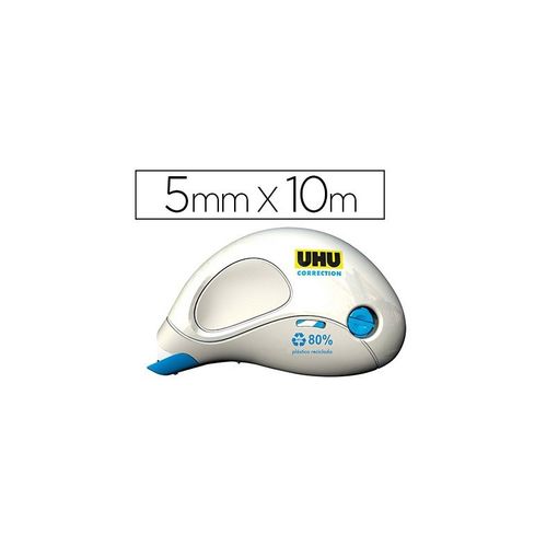 Uhu 1001-0000 Corretor de Erros Branco (Recondicionado Como Novo) UHU - Fitas corretivas - corretor de erros, recondicionado como novo, preto, branco
