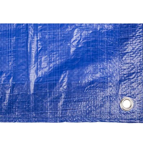 Toldo para Piscina de Inverno de Poliétileno Azul (90 Gr) CATRAL - Lonas - polietileno, 90 gr, 4 tubos, resistente