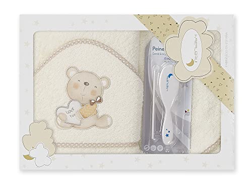 Toalha de banho para bebé INTERBABY Love You Interbaby - Toalhas de banho e panos de limpeza - bebé, banho, amor