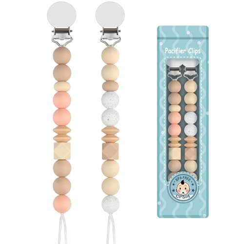 Porta-Chupetas KOWLONE Soothie Clip (Bege - Avena) Kowlone - Cuidados com a higiene oral - porta chupeta, soothie clip, bege, avena