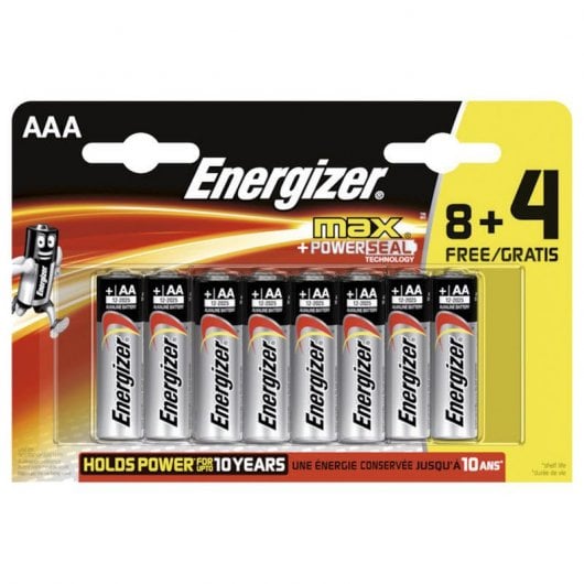 Pilhas ENERGIZER (AA - 2.5V - 10 unidades) Energizer - Baterias de uso geral - 1.5v, aa, 10 unidades, alcalino