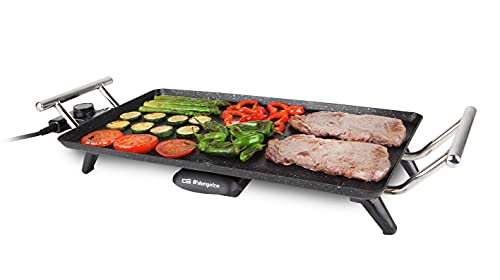 Grelhador de Mesa Orbegozo TBC 3500 | Aço inoxidável Orbegozo - Torradeiras e grelhadores - vidro cerâmico, placas removíveis, regulador termóstato, indicador luminoso