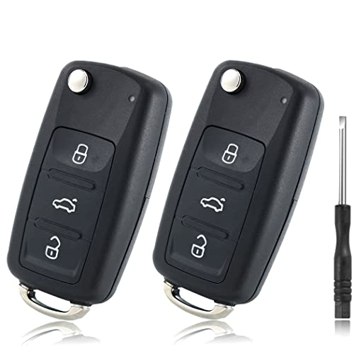 Capa com Comando para Telemóvel VOLKSWAGEN 2 Peças Betterher - Alarmes e fechaduras de veículos - volkswagen, carcasa, telemóvel