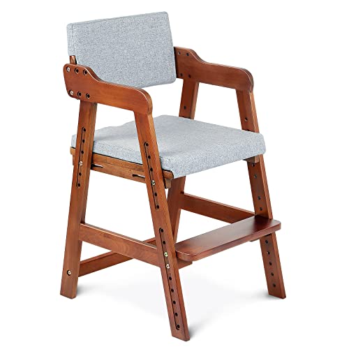 Cadeira de Escritório EZE BABY Nogueira Castanho Ezebaby - Móveis para bebês e crianças pequenas - acolchoado, confortável, 90 kg