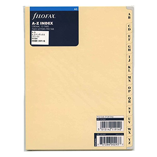Recarga para Caderno de Anexos FILOFAX 341664 Filofax - Calendários, organizadores e planejadores - recarga, caderno anexos, filofax, índices, organizar