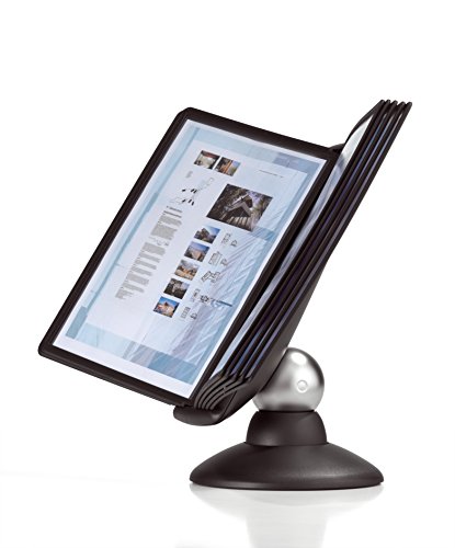 Sistema de Visualização DURABLE 558701 (Preto) Durable - Arquivamento e organização - metal, rotativo, porta documentos, 10 compartimentos