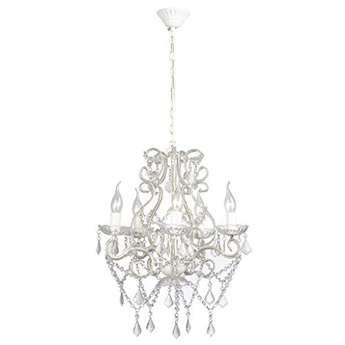 Candeeiro Suspenso VIDAXL com 2800 Cristais (E14 - 1 x 60 W) vidaXL - Luminárias Decorativas - candeeiro suspenso, vidaxl, 2800 cristais, E14, 1 x 60 w