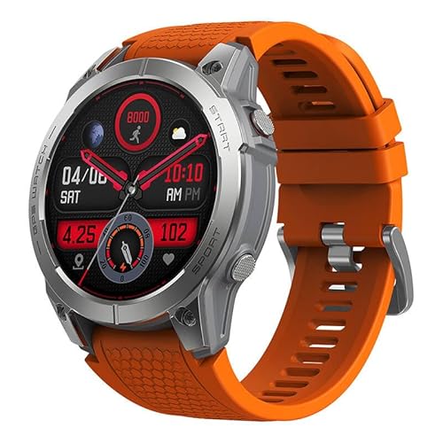 Smartwatch ZEBLAZE Stratos 3 (Bluetooth - Silicona - Laranja) Zeblaze - Óculos inteligentes - bluetooth, silicona, laranja