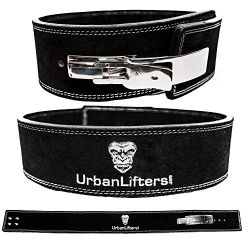 Faixa para Cintura LEVER BELT 1.0 (Preto) Urban Lifters - Cintos de levantamento de peso - faixa, cintura, preto, resistência