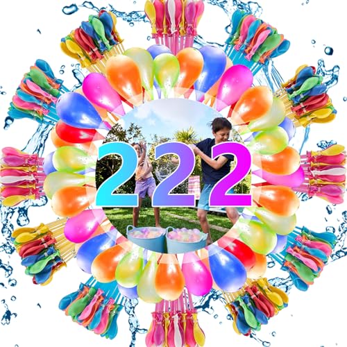 Conjunto de brinquedos de água 222 pcs (3 anos) MUXIWOM - Brinquedos - 222 pcs, brinquedos de água, 3 anos, balão de água