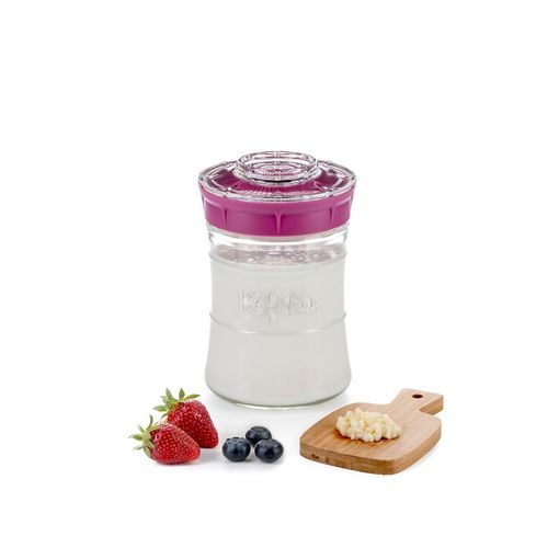 Conjunto de Refeição para Fazer Kefirco KEFIRKO Kefirko - Eletrodomésticos - kefirco, 100% alumínio, capacidade 1l, receitas