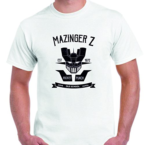 T-shirt para Homem DR MUG COLLECTION Mazinger Z Old School Multicor para Futebol (L) DrMugCollection - Camisas e tops - futebol, capa de armadilha, Mazinger Z, multicor