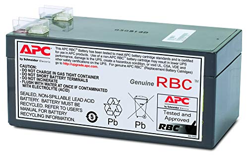 Bateria APC Replacement Battery Cartridge #47 Chumbo-ácido selado VRLA APC - Baterias para ups - chumbo-ácido selado, 8400 mAh, 12 v, preto