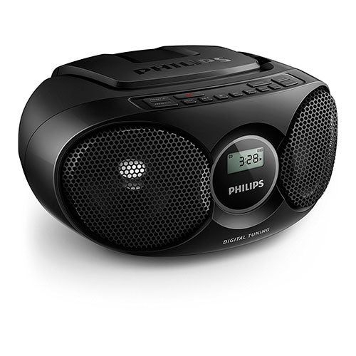 Rádio PHILIPS Az215B/12 (Digital - Preto) Philips - Reprodutores de áudio e gravadores - digital, fm, repetição, auxiliar