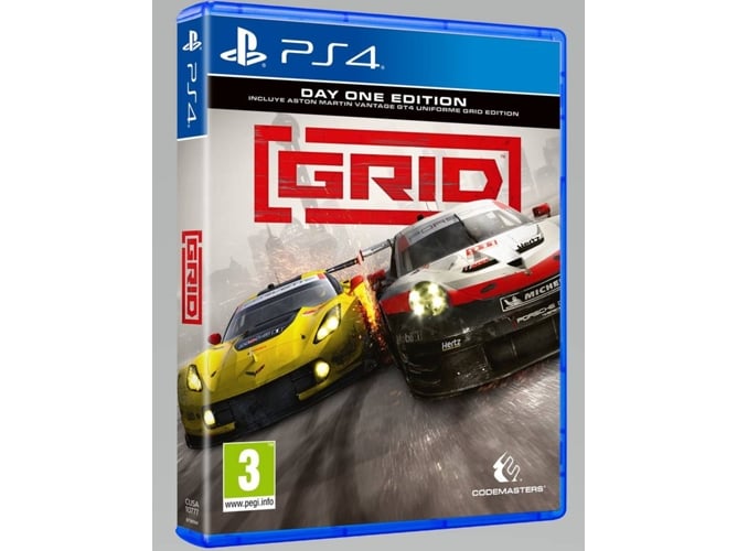 Jogo PS4 GRID Day One Edition (M3 - Ação) Koch Media - Software de jogos de vídeo - ps4, ação, motorsport, carros icónicos