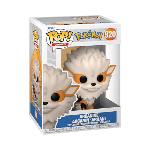 Figura FUNKO POP! Games: Pokemon- Arcanine Funko - Brinquedos - vinil, arcanine, 9cm